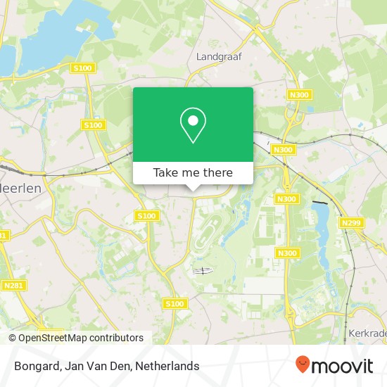 Bongard, Jan Van Den kaart