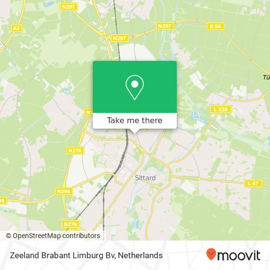 Zeeland Brabant Limburg Bv kaart