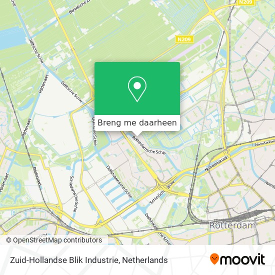 Zuid-Hollandse Blik Industrie kaart