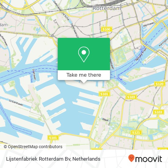Lijstenfabriek Rotterdam Bv kaart