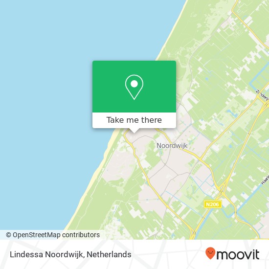 Lindessa Noordwijk kaart