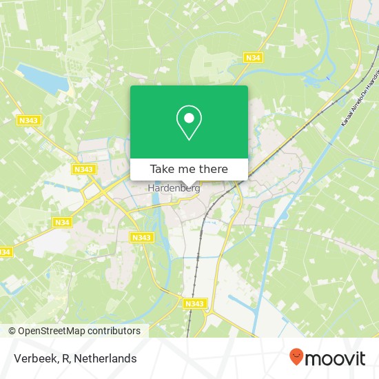 Verbeek, R kaart