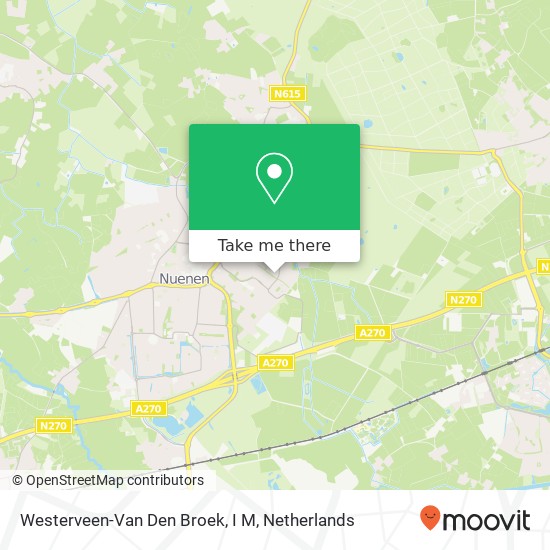 Westerveen-Van Den Broek, I M kaart