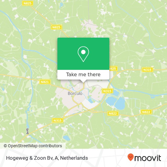 Hogeweg & Zoon Bv, A kaart