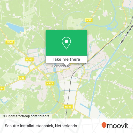 Schutte Installatietechniek kaart