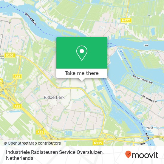 Industriele Radiateuren Service Oversluizen kaart