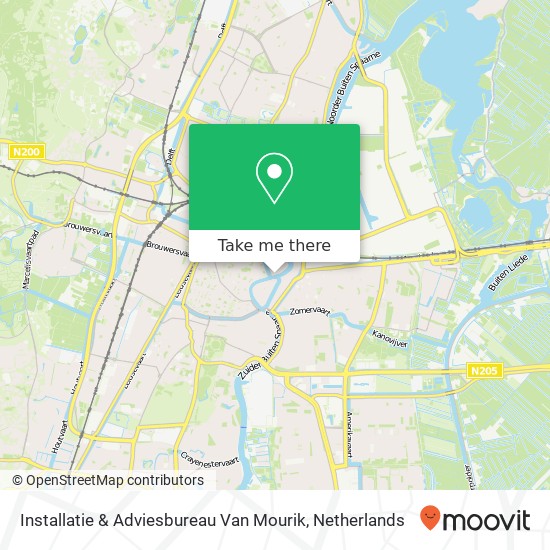 Installatie & Adviesbureau Van Mourik kaart
