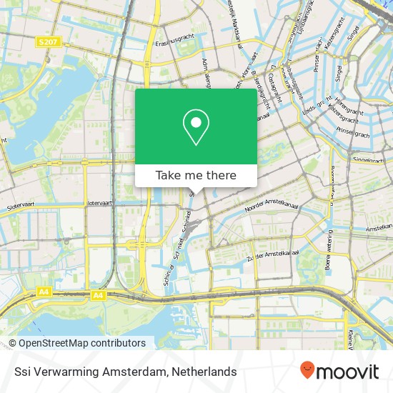 Ssi Verwarming Amsterdam kaart