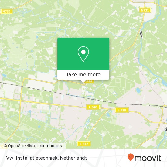 Vwi Installatietechniek kaart