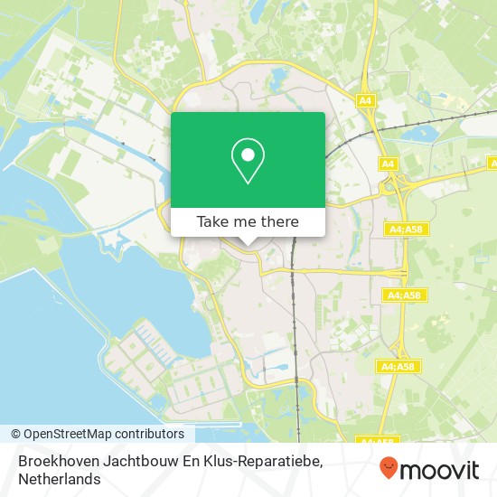 Broekhoven Jachtbouw En Klus-Reparatiebe kaart