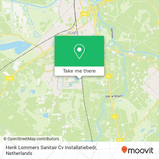 Henk Lommers Sanitair Cv Installatiebedr kaart