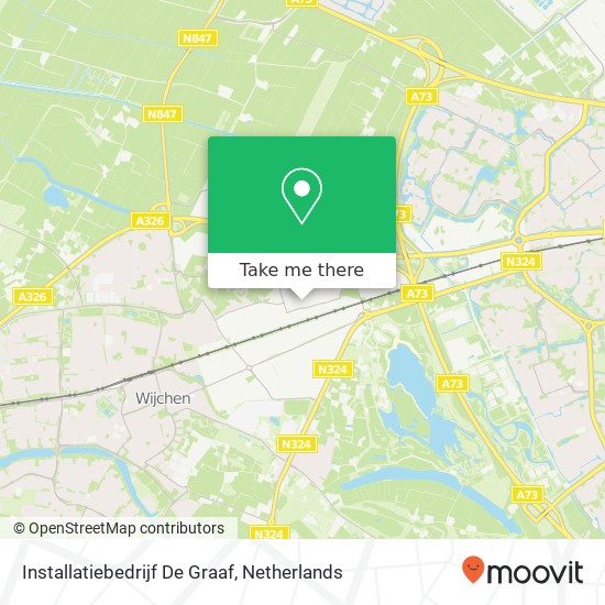 Installatiebedrijf De Graaf kaart