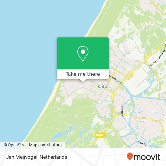 Jan Meijvogel kaart