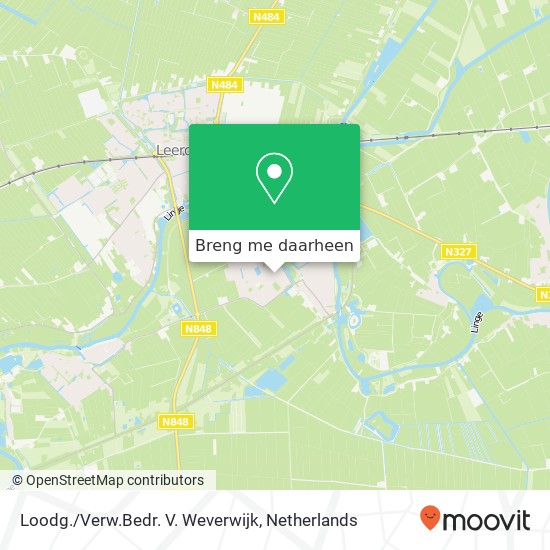 Loodg./Verw.Bedr. V. Weverwijk kaart