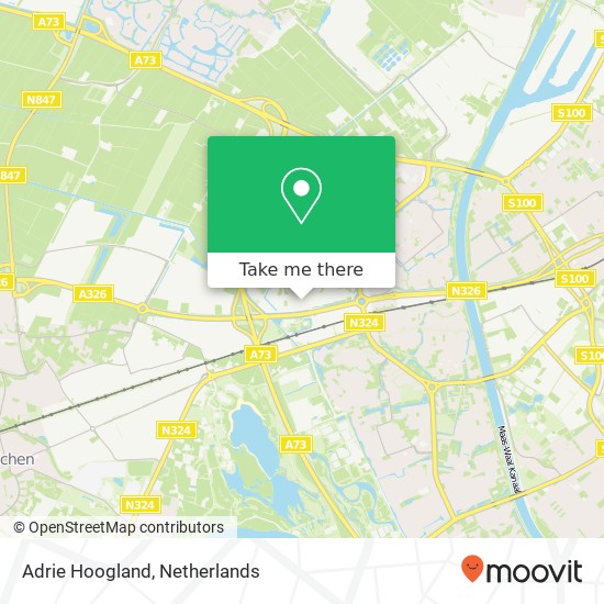 Adrie Hoogland kaart