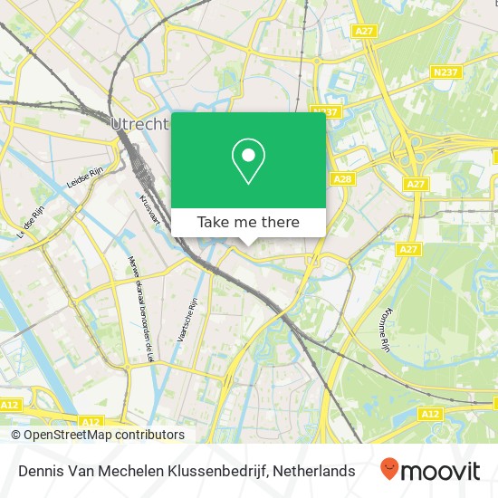Dennis Van Mechelen Klussenbedrijf kaart