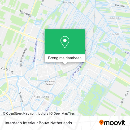 Interdeco Interieur Bouw kaart