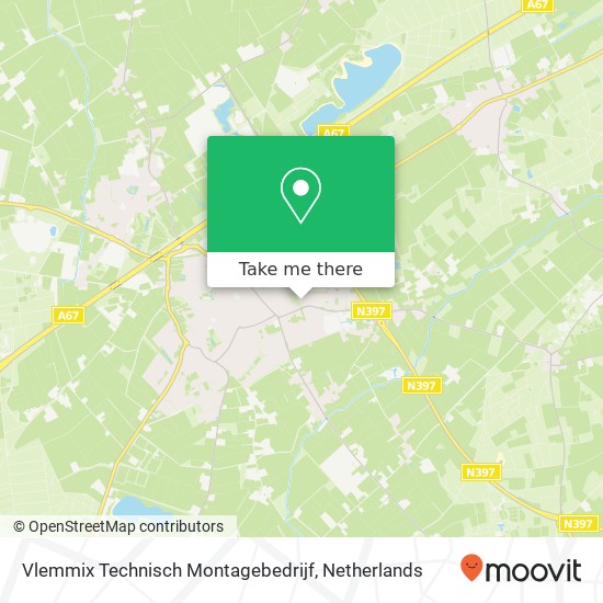 Vlemmix Technisch Montagebedrijf kaart