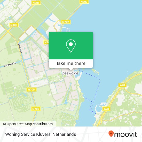 Woning Service Kluvers kaart