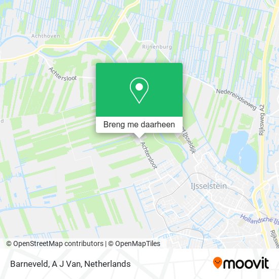 Barneveld, A J Van kaart