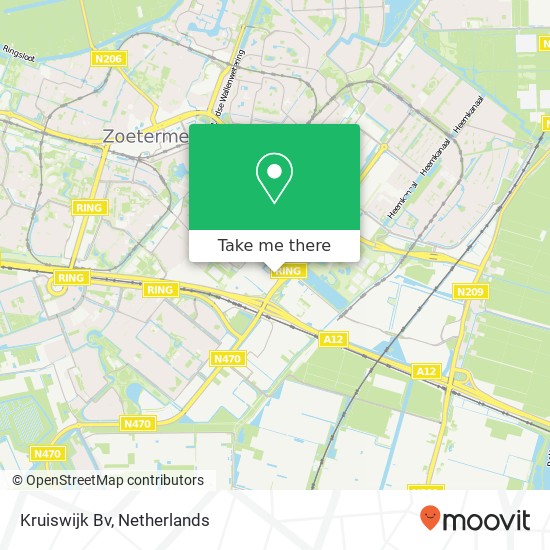 Kruiswijk Bv kaart