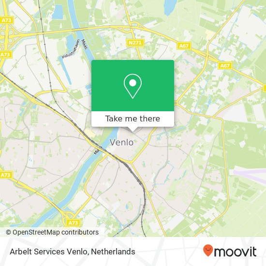 Arbelt Services Venlo kaart