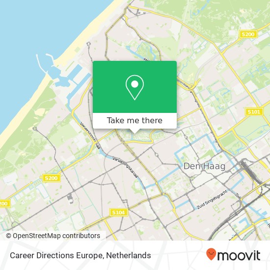 Career Directions Europe kaart