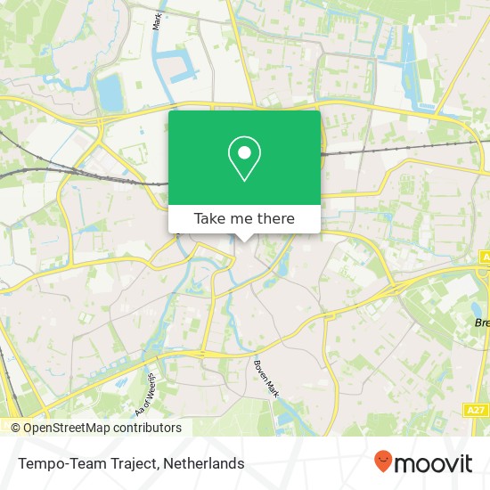Tempo-Team Traject kaart