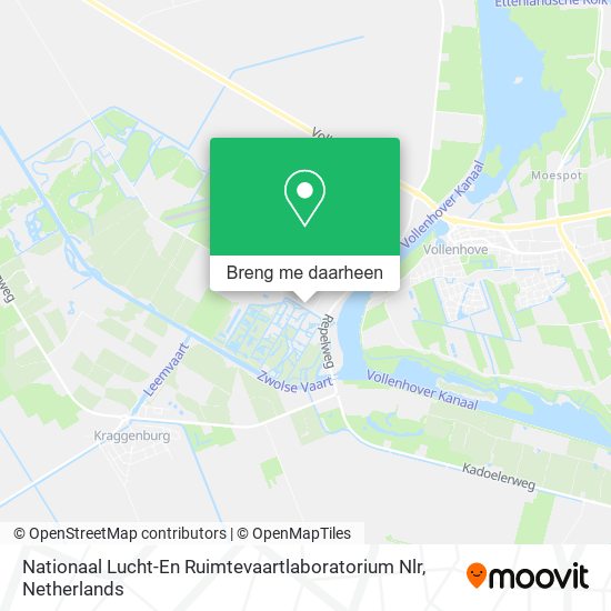 Nationaal Lucht-En Ruimtevaartlaboratorium Nlr kaart