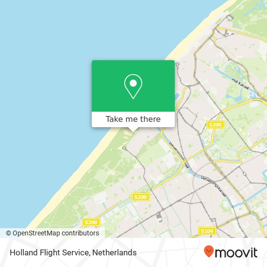 Holland Flight Service kaart