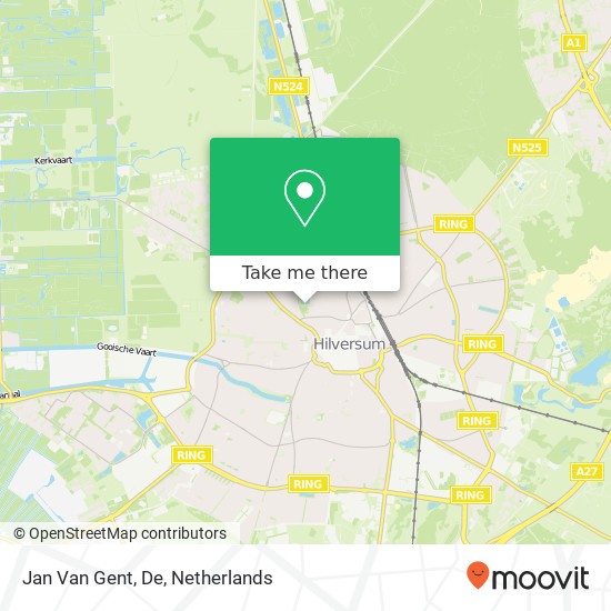 Jan Van Gent, De kaart