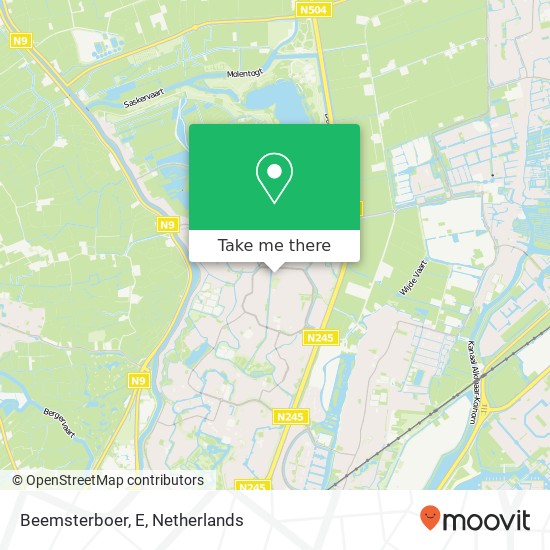Beemsterboer, E kaart