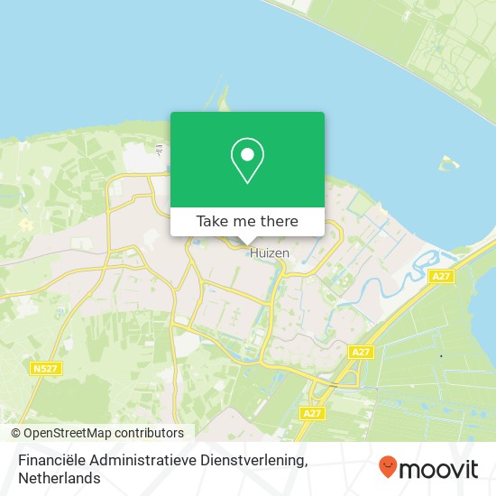 Financiële Administratieve Dienstverlening kaart