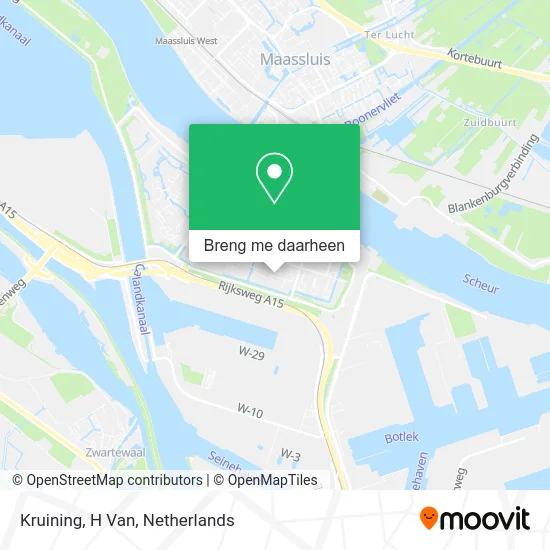 Kruining, H Van kaart