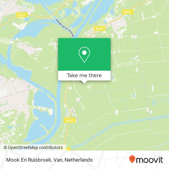 Mook En Ruisbroek, Van kaart
