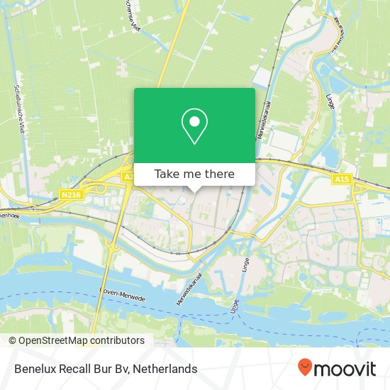 Benelux Recall Bur Bv kaart