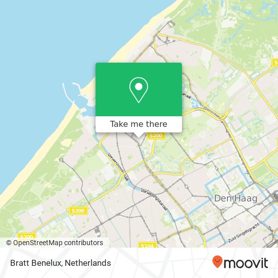 Bratt Benelux kaart