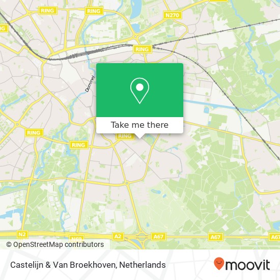 Castelijn & Van Broekhoven kaart