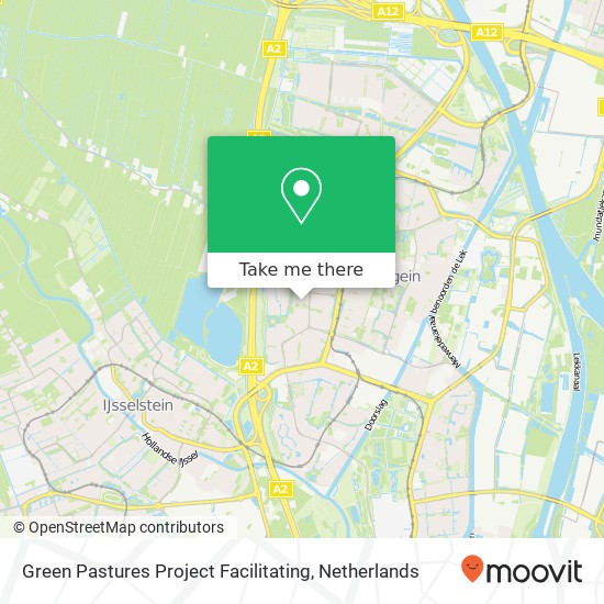Green Pastures Project Facilitating kaart