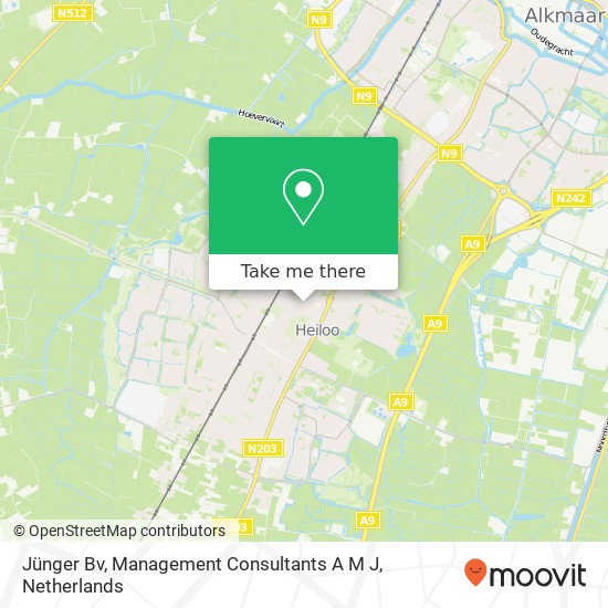 Jünger Bv, Management Consultants A M J kaart