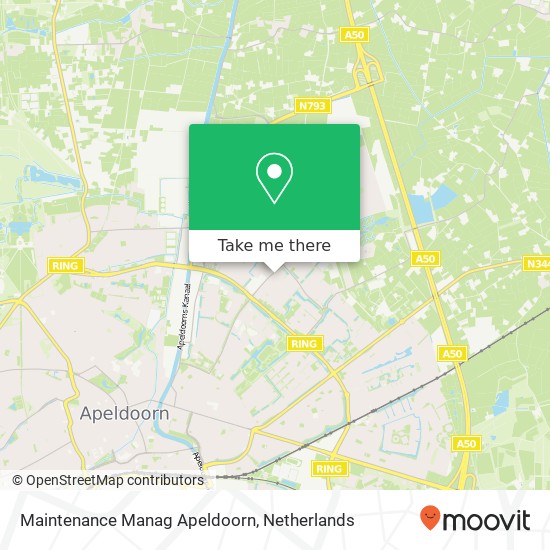 Maintenance Manag Apeldoorn kaart