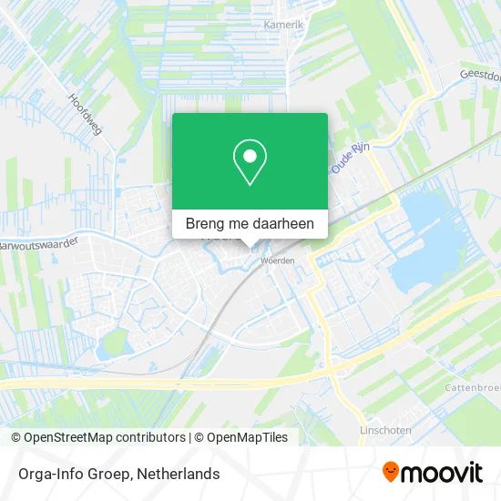 Orga-Info Groep kaart