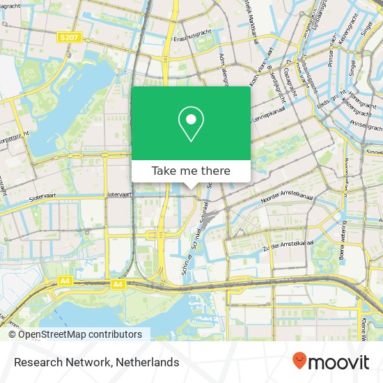 Research Network kaart