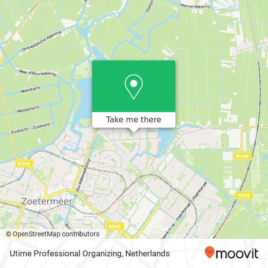 Utime Professional Organizing kaart