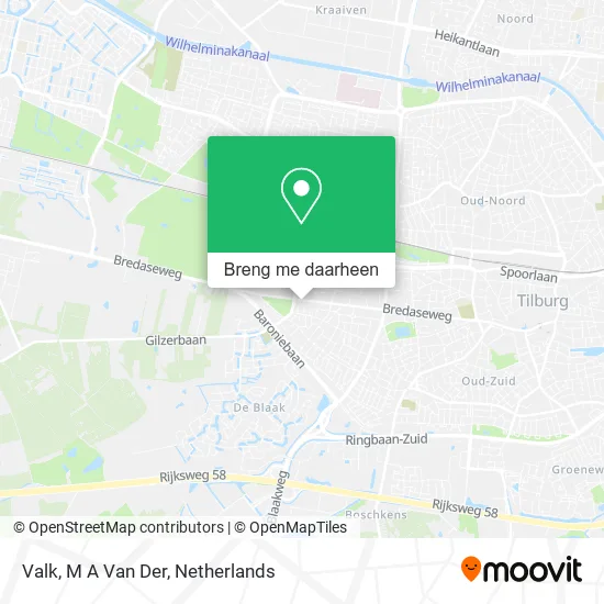 Valk, M A Van Der kaart