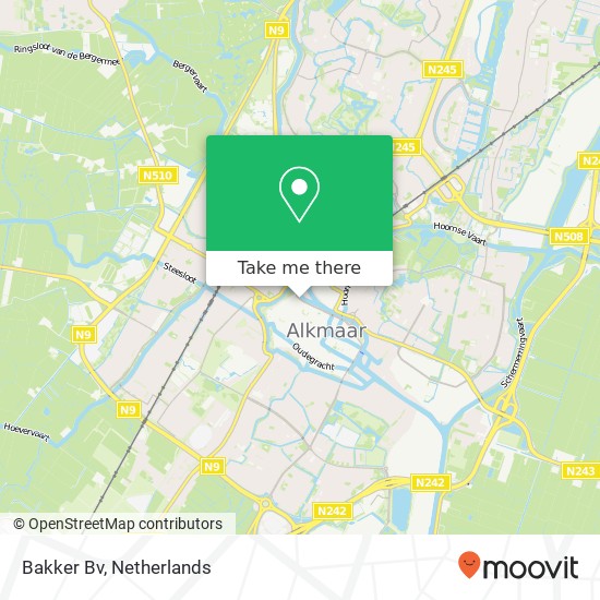 Bakker Bv kaart