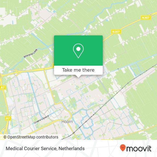 Medical Courier Service kaart