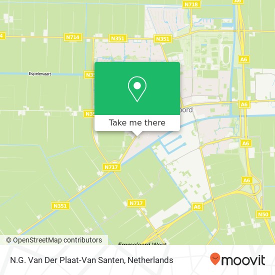 N.G. Van Der Plaat-Van Santen kaart