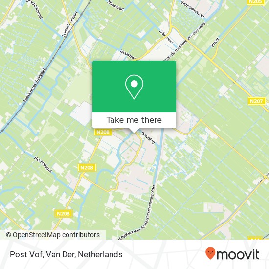 Post Vof, Van Der kaart