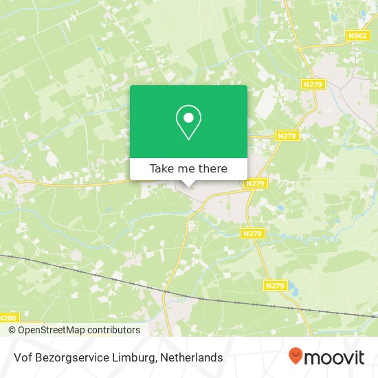 Vof Bezorgservice Limburg kaart